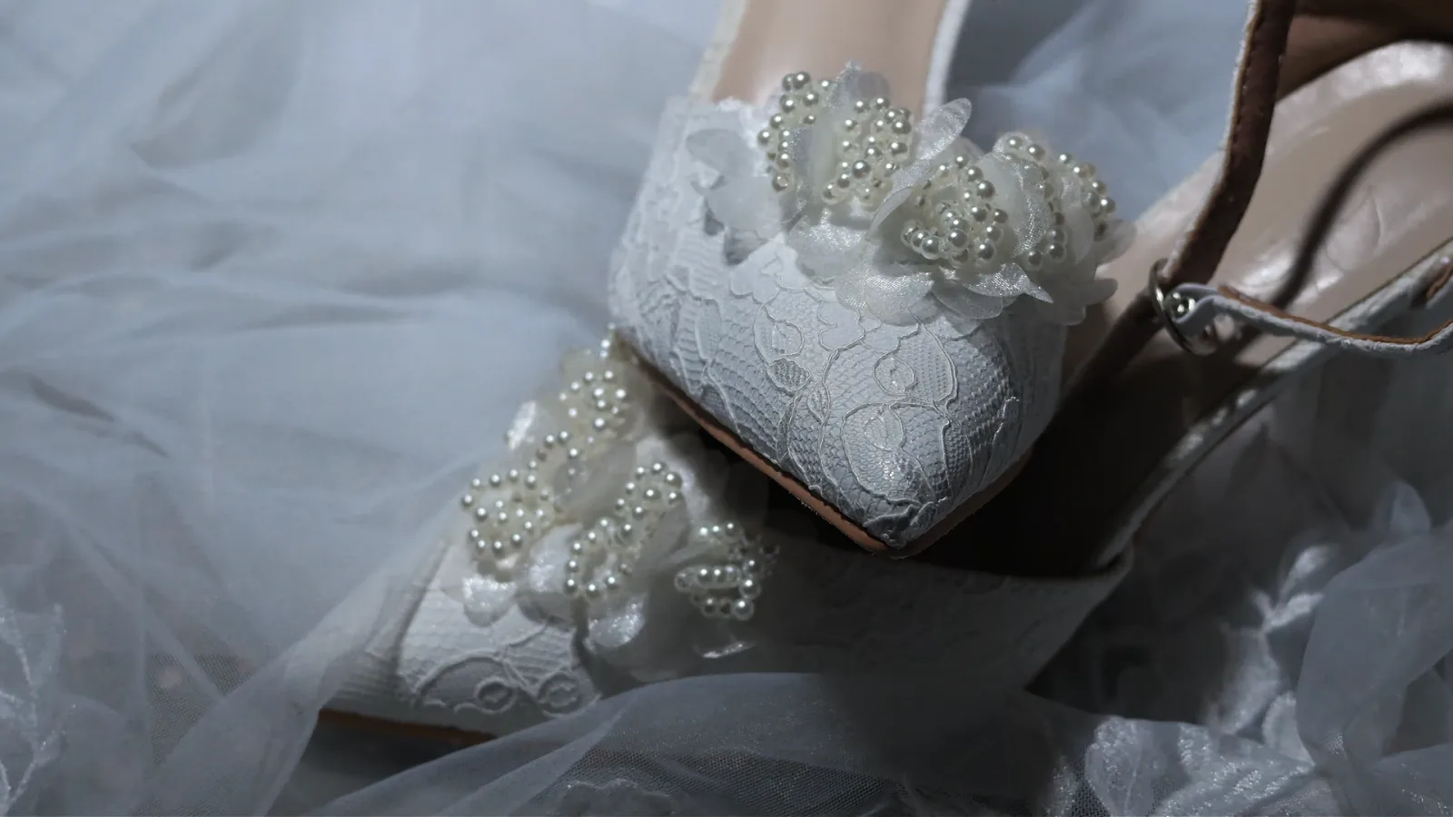 Zapatos de perlas
