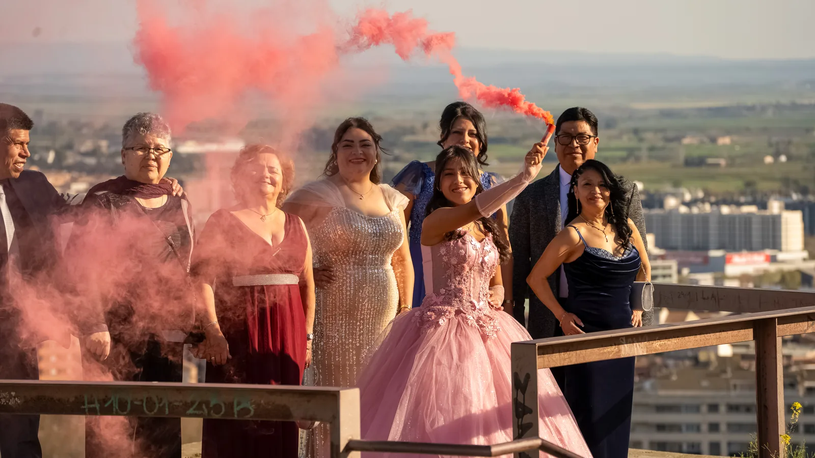 Humo rosa